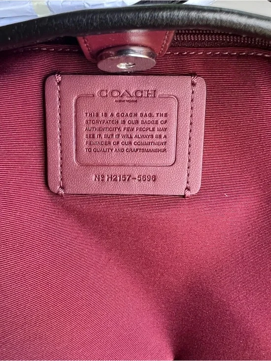 COACH City Tote Silver/Graphite/Black AUTHENTIC NWT - Picture 8 of 9